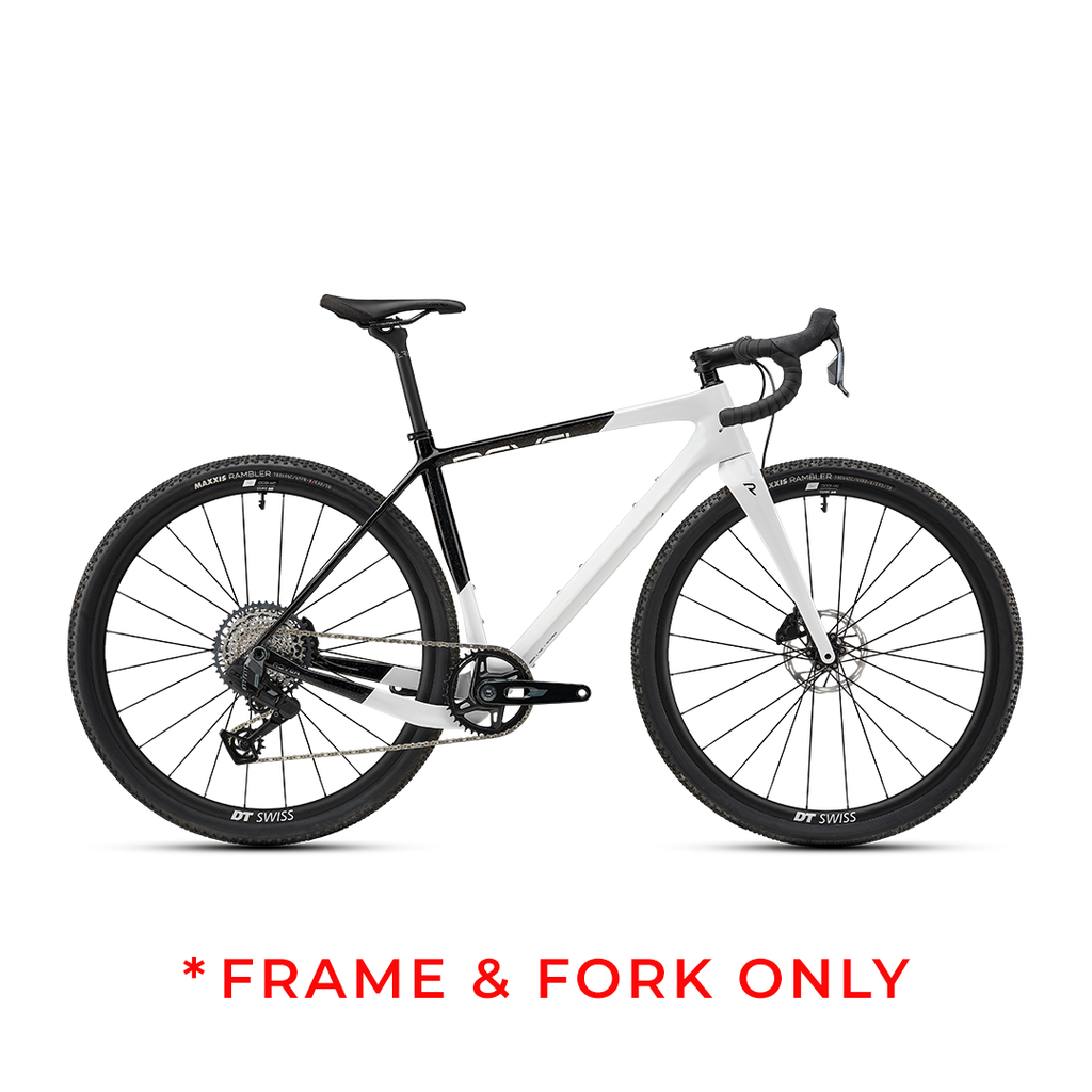Revel Rover Gravel Framekit w/ Fork, Sin City White