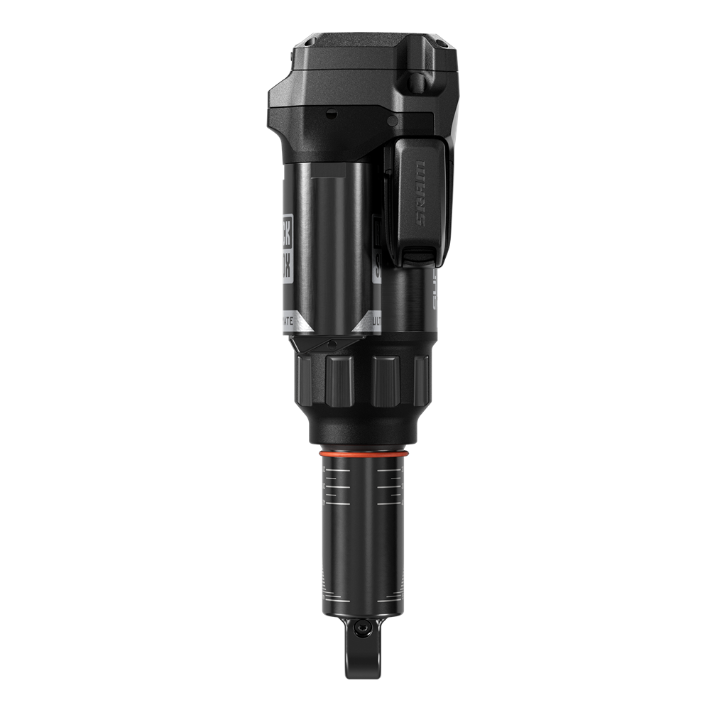 RockShox  Super Deluxe Ultimate Flight Attendant - 205x60 Trunnion Linear XL Air, Hydr B/O, Battery, Charger, D1 - SBC Enduro 2020+ MPN: 00.4118.552.004 UPC: 710845931079 Rear Shock Super Deluxe Ultimate Flight Attendant