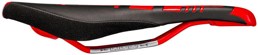 DEITY Speedtrap AM Saddle - Chromoly, Black/Red - Saddles - Speedtrap AM Saddle