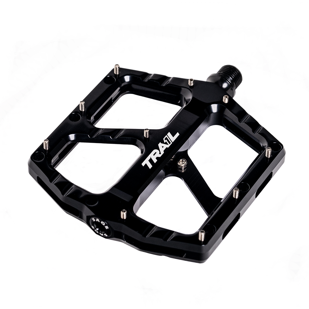 sg pedals Trail One Components Sage Alloy Pedals Pedals Color Black||Silver