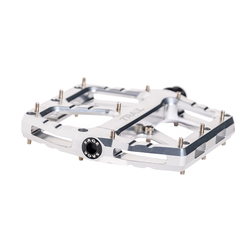 Trail One Components Sage Alloy Pedals - Silver (Raw) - Pedals - Sage Pedals