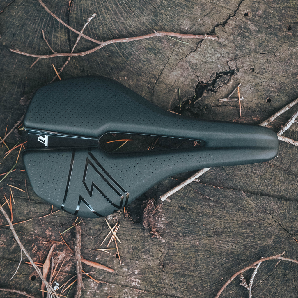 Trail One Components Saxon Hills Saddle, Atmos Foam / Chromoly, 141mm, Black - Saddles - Saxon Hills