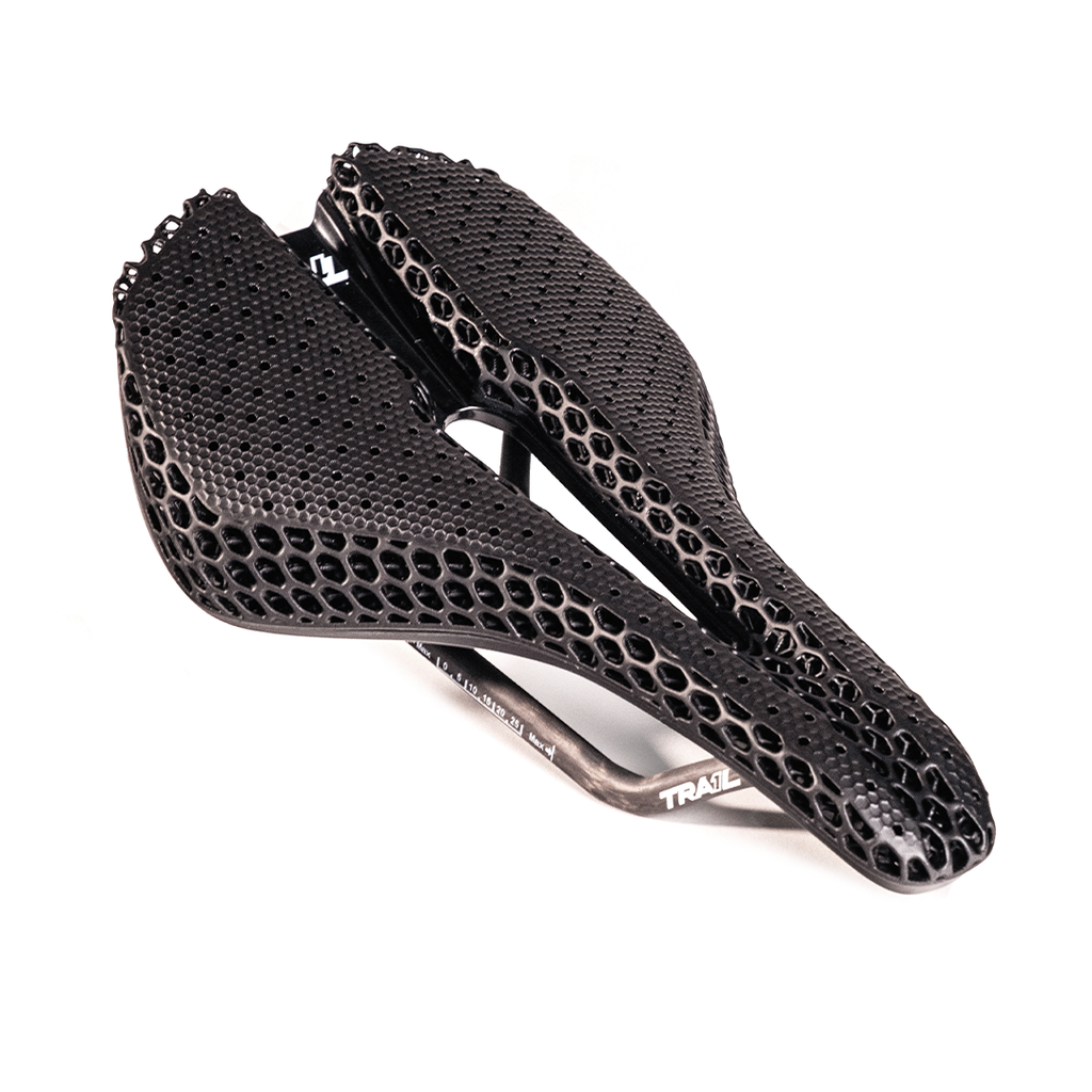 Trail One Components Sheep Thrills Saddle, 3d Printed / Carbon Fiber, 141mm, Black MPN: SA.STH.BLK UPC: 850022403255 Saddles Sheep Thrills