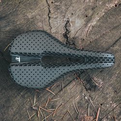 Trail One Components Sheep Thrills Saddle, 3d Printed / Carbon Fiber, 141mm, Black - Saddles - Sheep Thrills