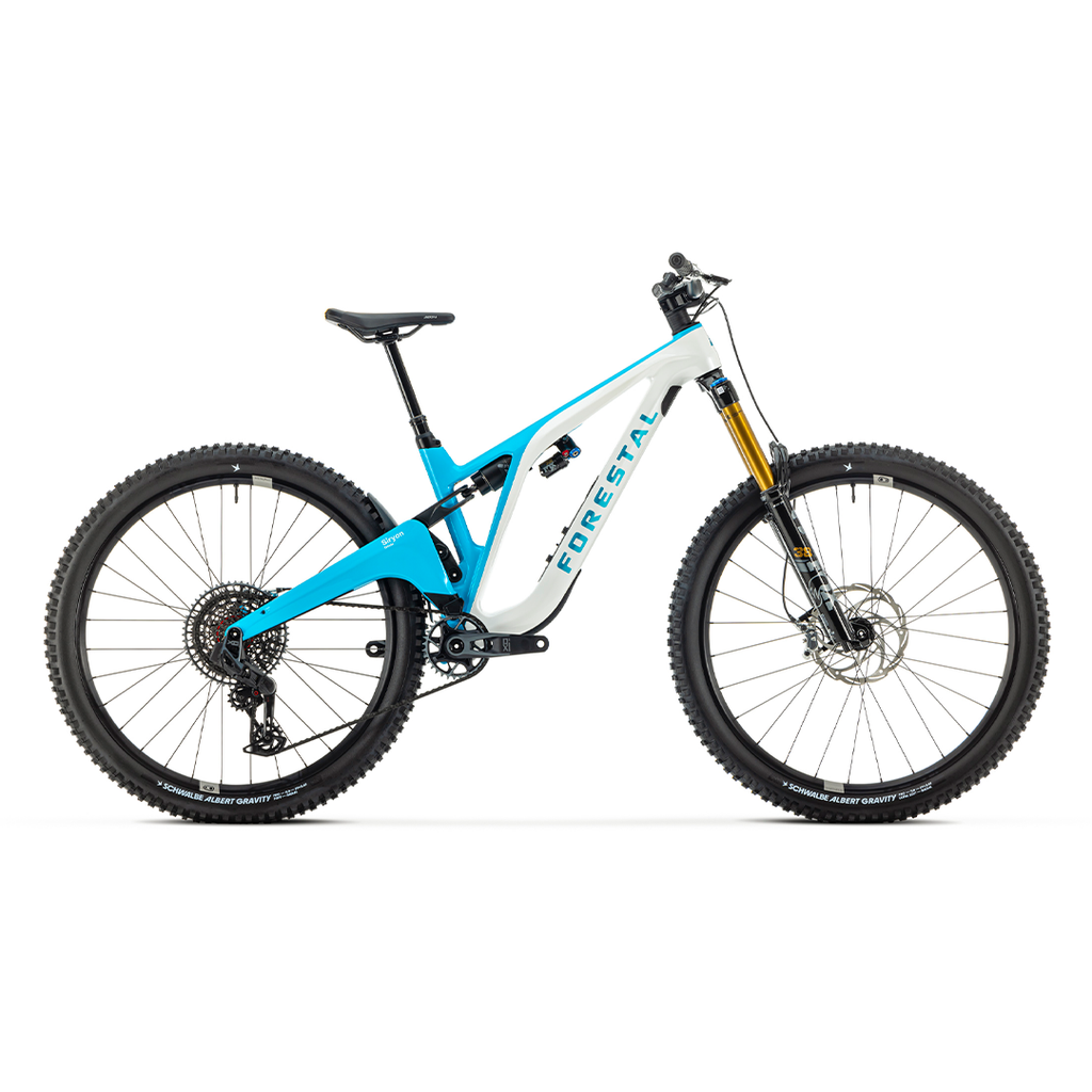 Forestal Siryon Complete Bike w/ Diode Build, White / Blue