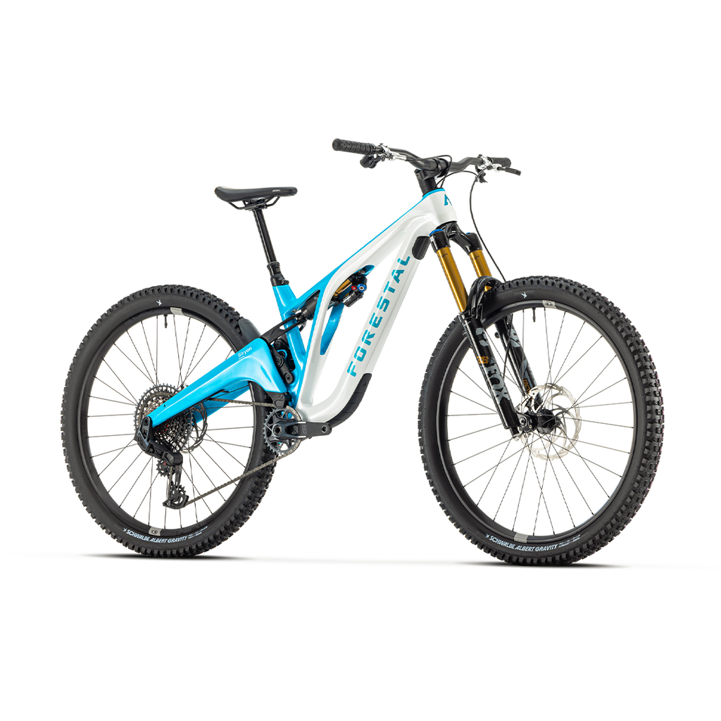 Forestal Siryon Complete Bike w/ Diode Build, White / Blue - Mountain Bike - Siryon