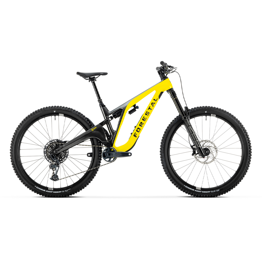 Forestal Siryon Complete Bike w/ Halo Build, Yellow / Black