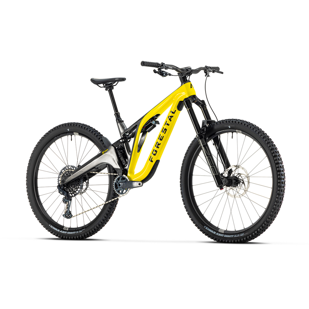Forestal Siryon Complete Bike w/ Halo Build, Yellow / Black Mountain Bike Siryon