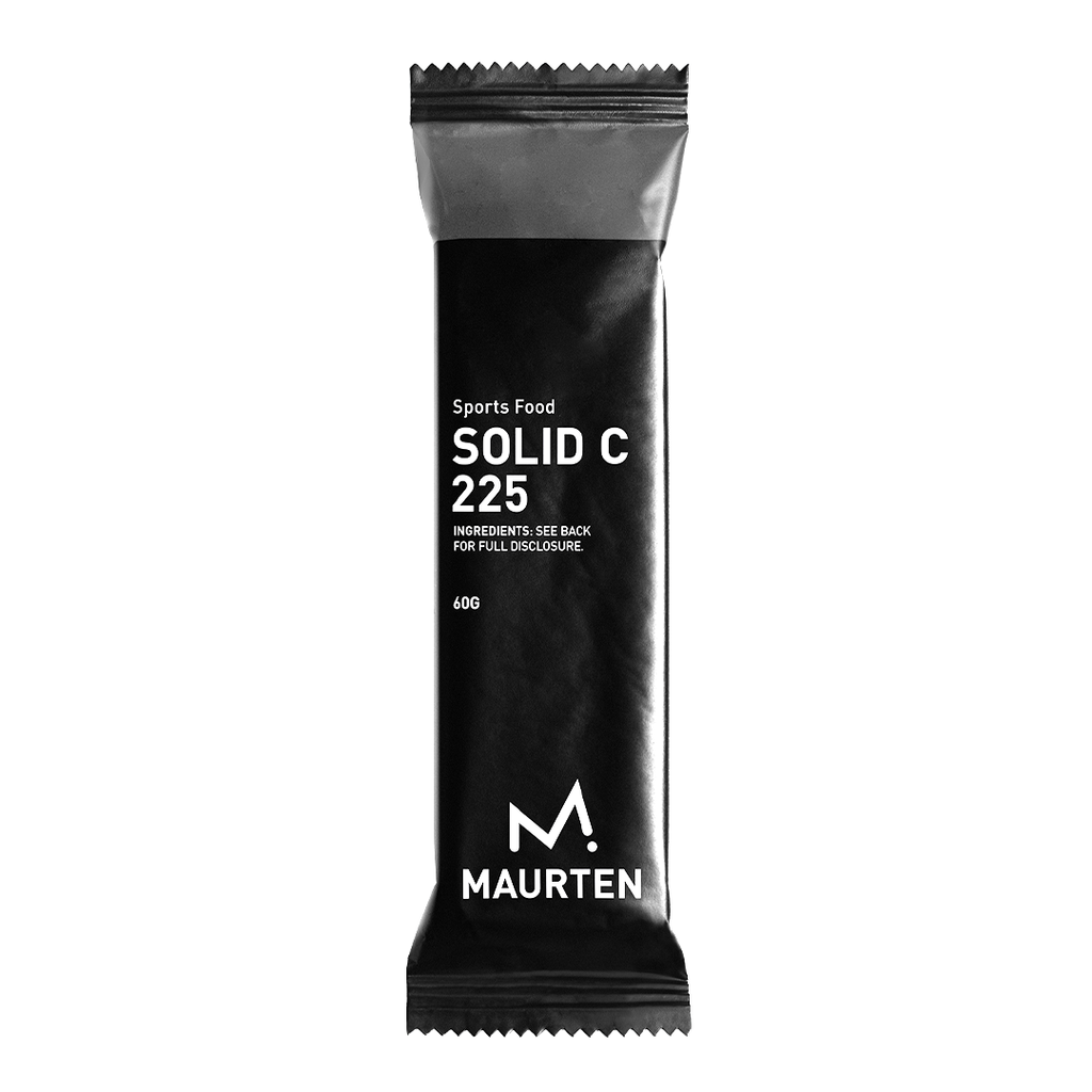 Maurten Solid C 225 Bars: Box of 12 servings MPN: 24202 UPC: 7350008410466 Bars Solid C 225