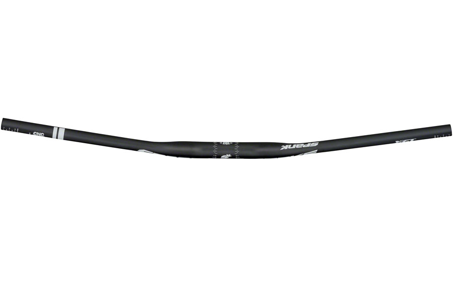 Spank Spike 800 Vibrocore Handlebar Limited Edition 15mm Rise Black/Gray - Flat/Riser Handlebar - Spike 800 Viibrocore Bar