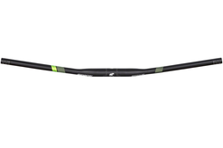 Spank Spike 800 Vibrocore Riser Handlebar: 31.8, 800mm, 30mm Rise Black/Green - Flat/Riser Handlebar - Spike 800 Viibrocore Bar