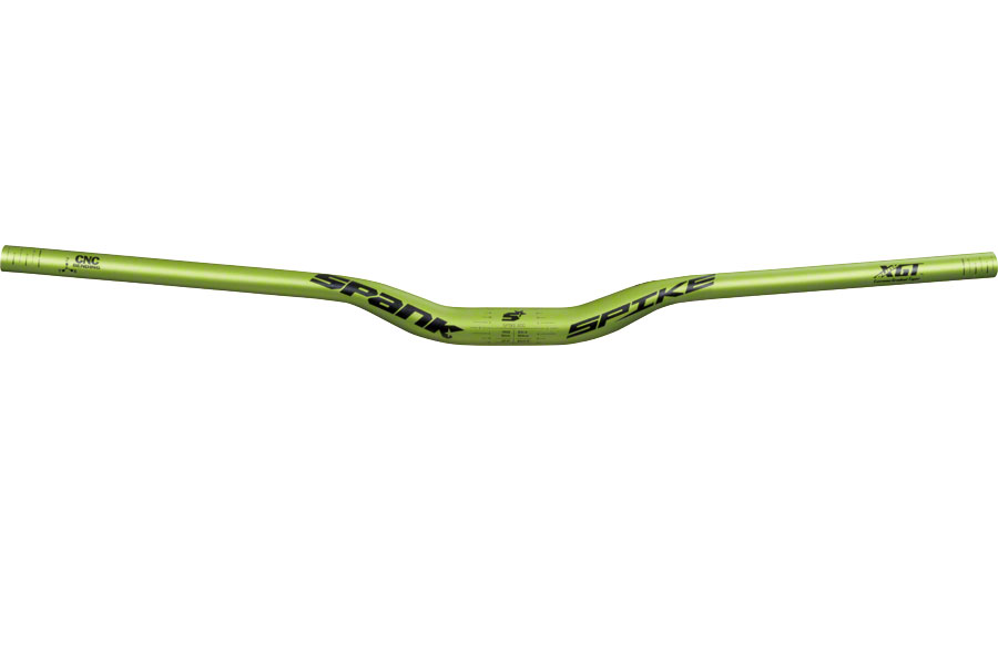 Spank Spike Race Bars 800mm Wide, 30mm Rise, 31.8mm Clamp Matte Green MPN: 4B-SK3180030-111-0001-AM Flat/Riser Handlebar Spike Race Bar