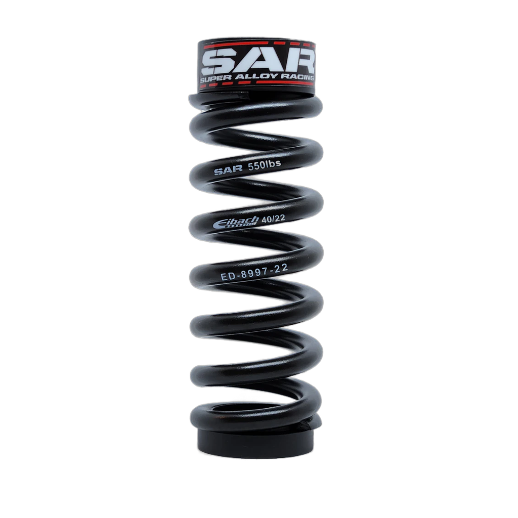 Super Alloy Racing Rear Shock Spring, 550lbs Downhill, 75mm stroke