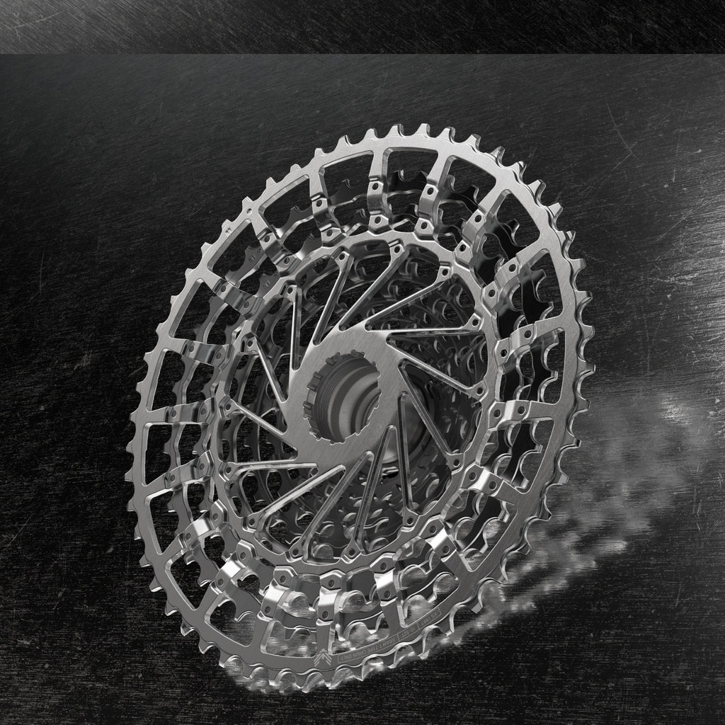 SRAM 1987 Eagle Transmission Power Meter Groupset - 170mm, 32 and 34t Chainrings, POD Controllers, 10-52t Cassette, Rear