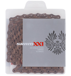 SRAM XX1 Eagle Chain - 12-Speed, 126 Links, Copper MPN: 00.2518.043.010 UPC: 710845852169 Chains XX1 Eagle Chain