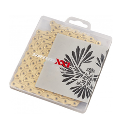 SRAM XX1 Eagle Chain - 12-Speed, 126 Links, Gold MPN: 00.2518.024.020 UPC: 710845788482 Chains XX1 Eagle Chain