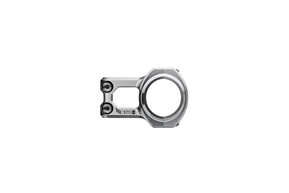 Title MTB ST1 Stem 31.8 Clamp - 31mm Length Chrome