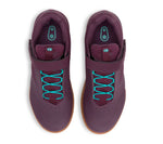 Crank Brothers Stamp Speedlace Men's Shoe - Purple / Teal - Flat Shoe - Stamp Speed Lace Shoe