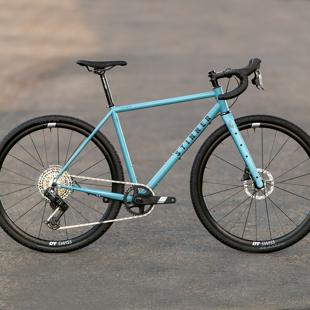 Stinner Refugio Select Complete, Sram Apex/GX T-Type  AXS, Lake Blue Gravel Bike Refugio