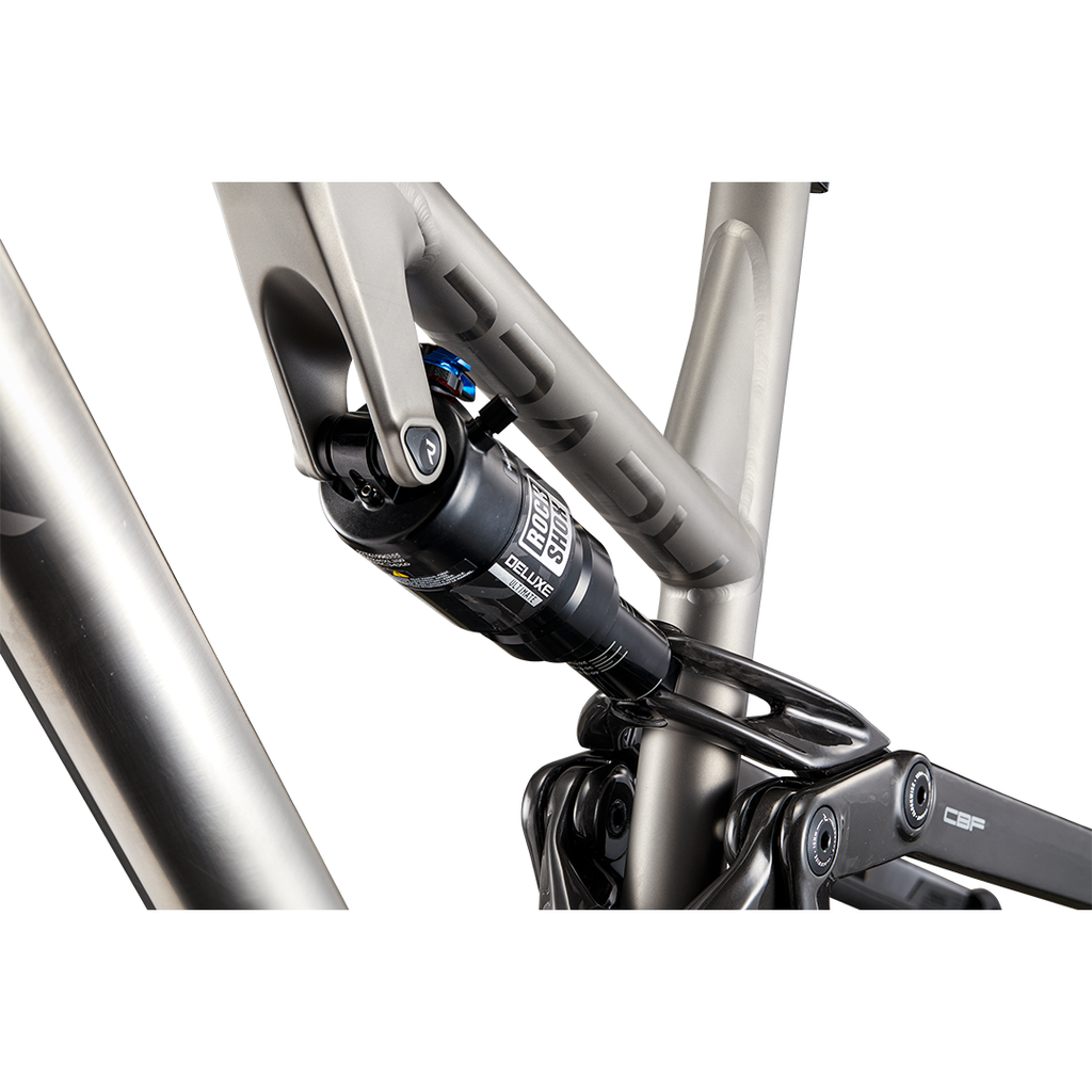 Revel Ti Ranger Framekit w/ Rockshox Deluxe Ult, Raw Titanium / Black
