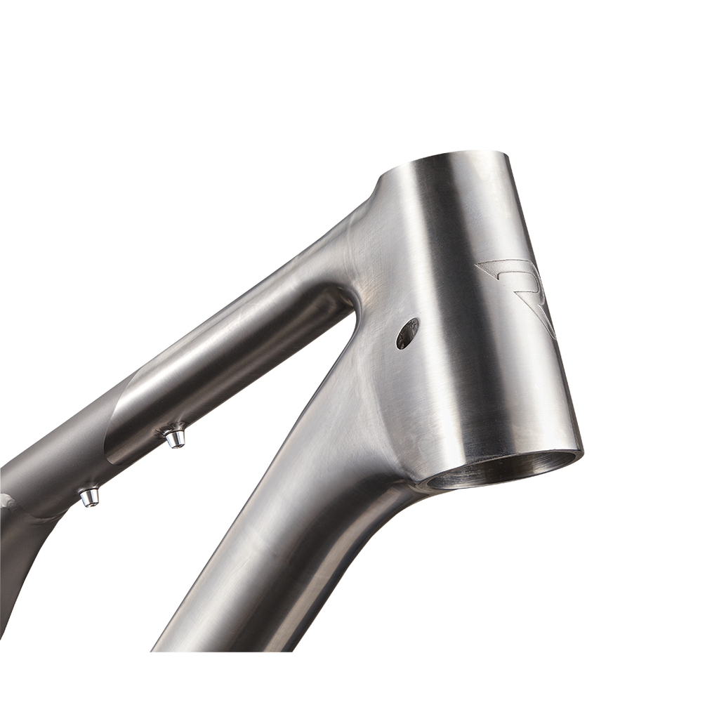 Revel Ti Ranger Framekit w/ Rockshox Deluxe Ult, Raw Titanium / Black - Mountain Frame - Ranger