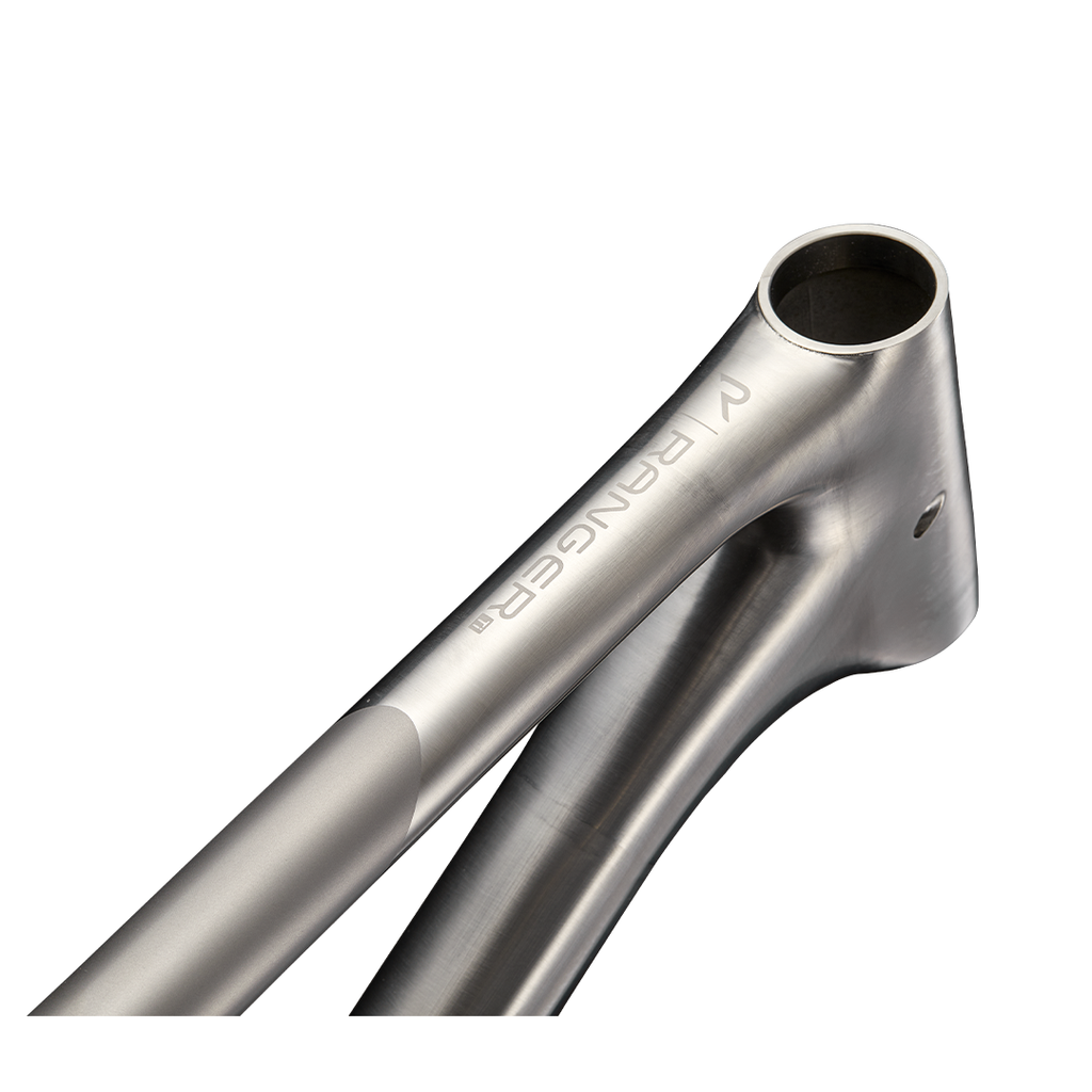 Revel Ti Ranger Framekit w/ Rockshox Deluxe Ult, Raw Titanium / Black