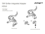 TRP Shifter Adapter Kit (HD 5.0) - MMX-Left - Hydraulic Brake Lever Part - MatchMaker X Lever Mounts