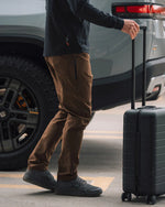 KETL Mtn Vent Lightweight Pants Relaxed Fit 30" Inseam Brown Men's Casual Pants Vent Jogger'ish Lightweight Travel Pants 30"