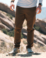 KETL Mtn Vent Jogger'ish Lightweight Travel Pants 30" Inseam Brown Men's - Casual Pants - Vent Jogger'ish Lightweight Travel Pants 30"