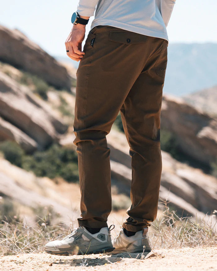 KETL Mtn Vent Lightweight Pants Relaxed Fit 30" Inseam Brown Men's