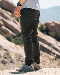 KETL Mtn Vent Jogger'ish Lightweight Travel Pants 30" Inseam Green Men's - Casual Pants - Vent Jogger'ish Lightweight Travel Pants 30"