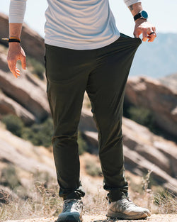 KETL Mtn Vent Lightweight Pants Relaxed Fit 30" Inseam Pine Men's - Casual Pants - Vent Jogger'ish Lightweight Travel Pants 30"