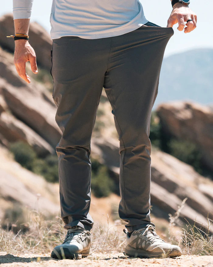 KETL Mtn Vent Jogger'ish Lightweight Travel Pants 30" Inseam Grey Men's - Casual Pants - Vent Jogger'ish Lightweight Travel Pants 30"
