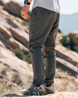KETL Mtn Vent Jogger'ish Lightweight Travel Pants 30" Inseam Grey Men's