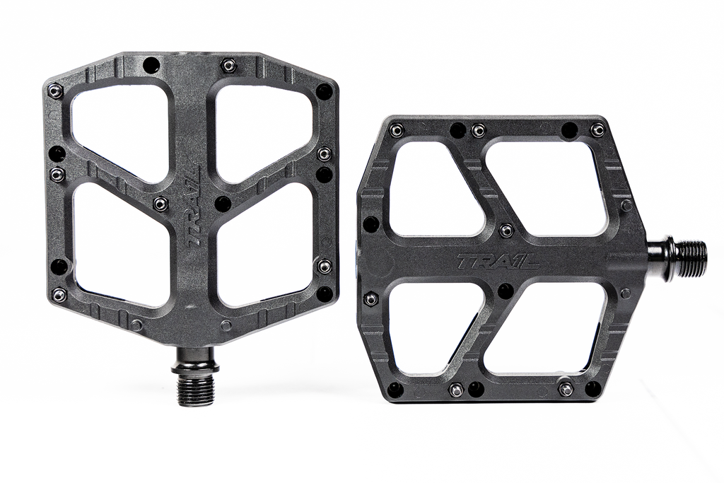 Trail One Components Vortex Pedals - Black Composite MPN: PD.VX.BLK UPC: 850022403101 Pedals Vortex Pedals