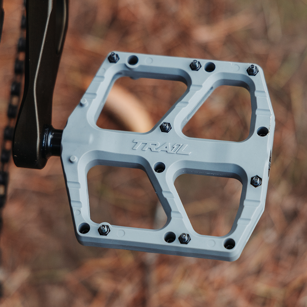 Trail One Components Vortex Pedals - Gray Composite - Pedals - Vortex Pedals