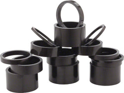 WHISKY 5mm UD Carbon Spacer Matte Black 5-pack - Headset Stack Spacer - No.7 Carbon Headset Spacers 5-Pack