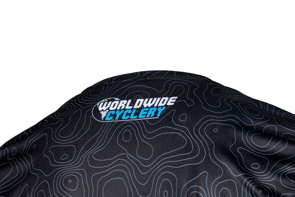 Worldwide Cyclery Jersey - Topo Heather Grey Long Sleeve, Medium MPN: wwc-jersey-topo-ls-M Jersey Topo