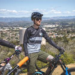 Worldwide Cyclery Jersey - Topo Heather Grey Long Sleeve, Small MPN: wwc-jersey-topo-ls-S Jersey Topo