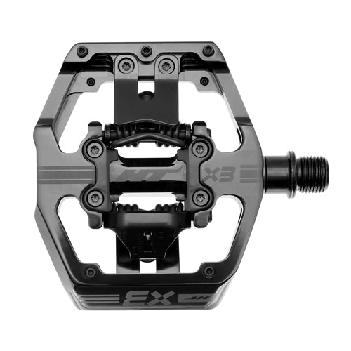 HT Components X3 Pedals - Dual Sided Clipless with Platform, Aluminum, 9/16", Stealth Black MPN: BF-HT-X3-STEALTH Pedals X3 Pedals