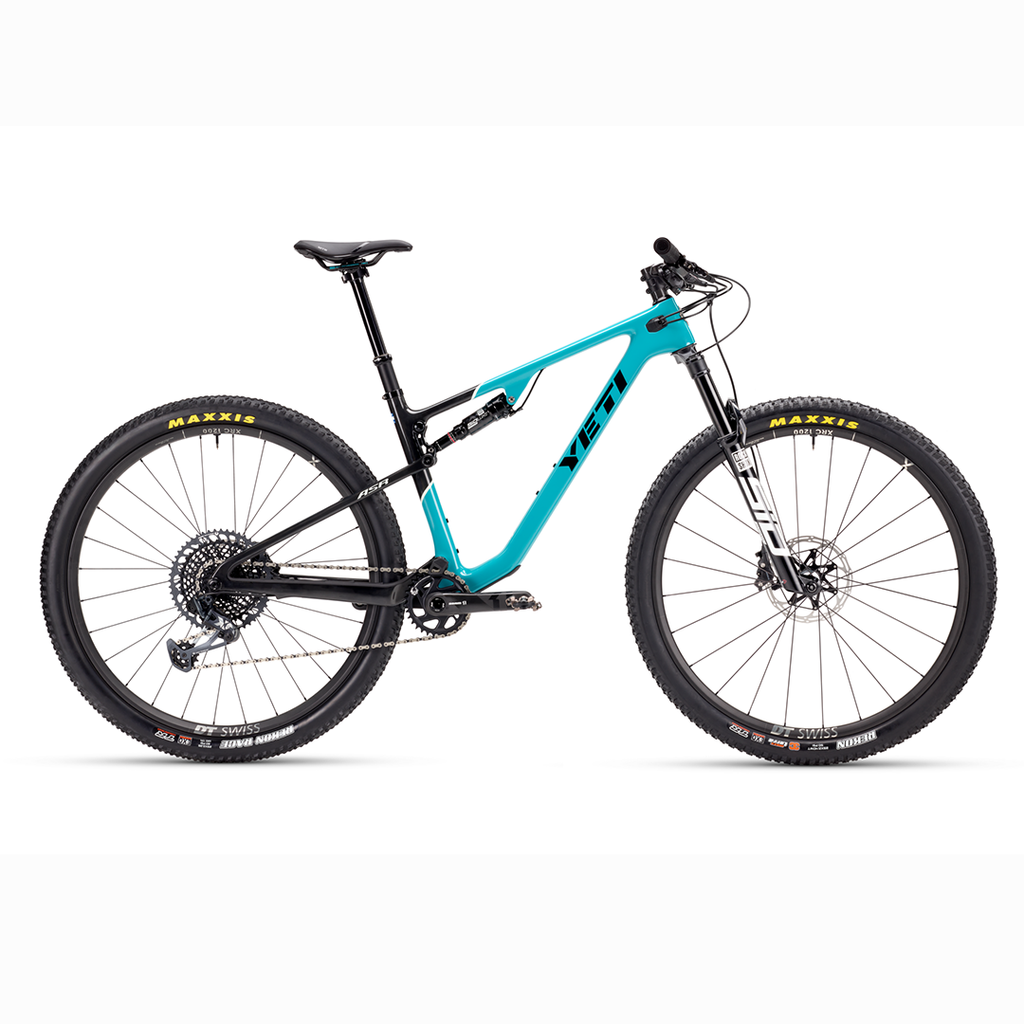 Yeti ASR Turq Series Complete Bike w/ T2 Sram X01, DT Swiss XRC Build Turquoise '24 Mountain Bike ASR