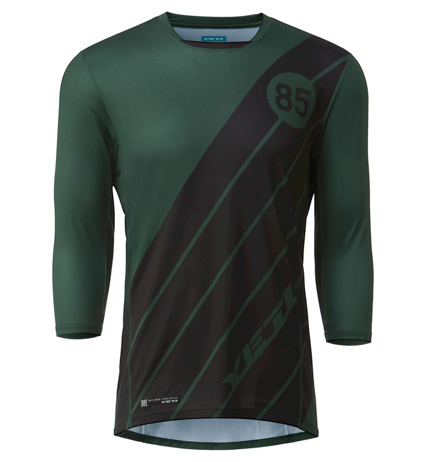Yeti Enduro Jersey 3 4 Evergreen Stripe Men s Jersey Size Worldwide Cyclery