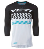 Yeti Enduro Jersey 3/4 Turq Checker Men's Jersey Enduro 3/4 Jersey