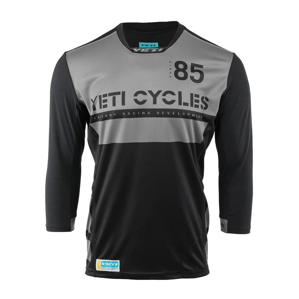 Yeti Enduro Jersey 3/4 Sleeve Black - Large