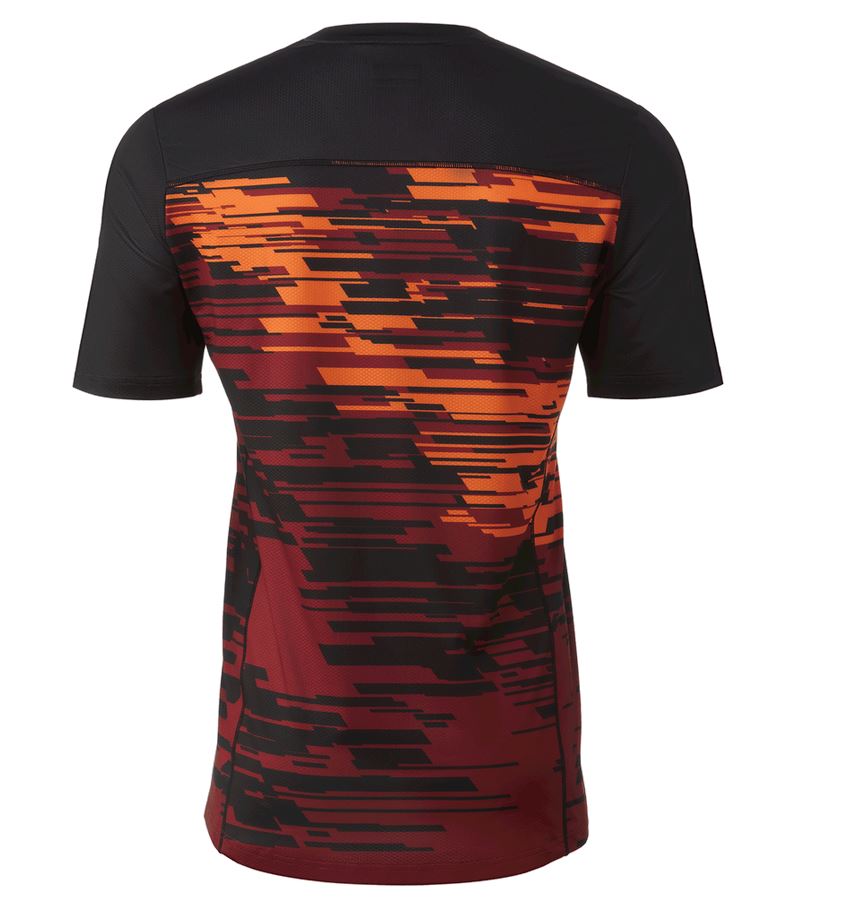 Yeti Enduro Jersey S/S Orange Splatter Men's - Jersey - Enduro S/S Jersey