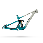 Yeti LT Turq Series Frame Only w/ Fox Factory Float X2, Turquoise White Mountain Frame LT