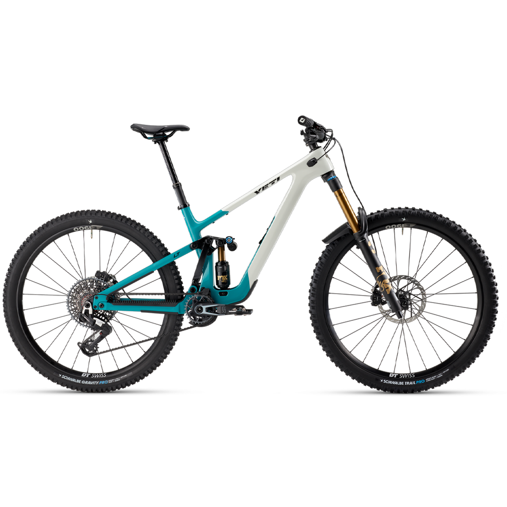 Yeti LT Turq Series Complete Bike w/ SRAM XO/90 T-Type Series Build - Turquoise White Mountain Bike LT