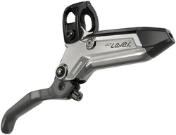 SRAM Level Ultimate Stealth Disc Brake and Lever - Front, Post Mount, 4-Piston, Carbon Lever, Titanium Hardware, - Disc Brake & Lever - Level Ultimate Stealth 4-Piston Disc Brake and Lever